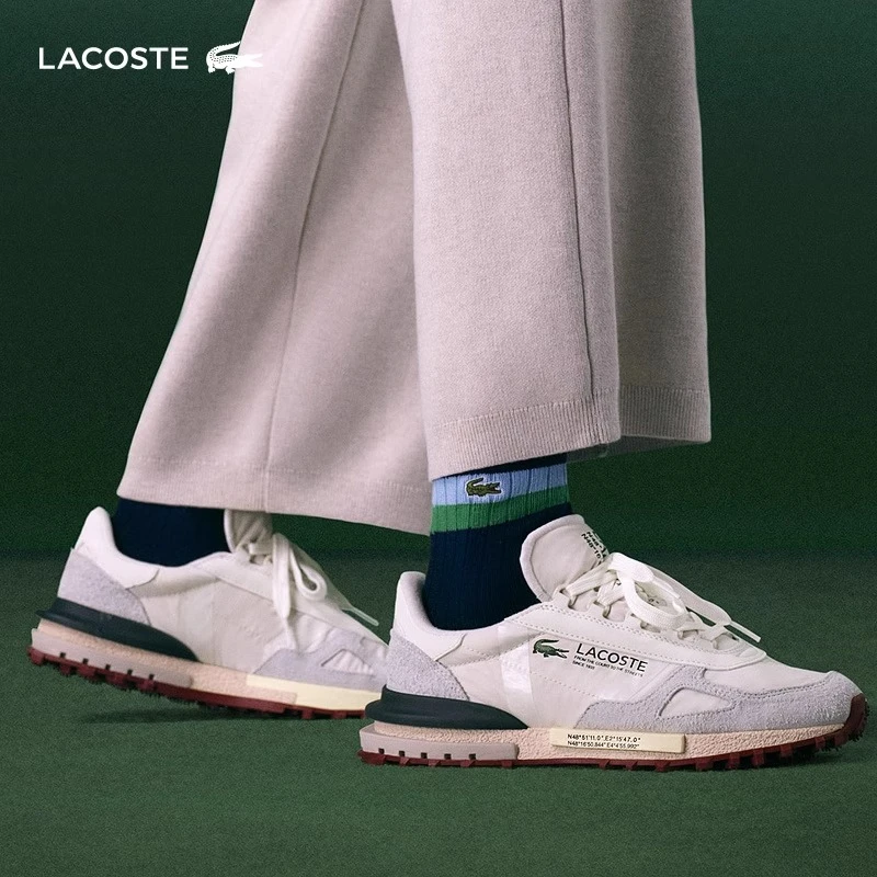 【王一博同款】LACOSTE法国鳄鱼男鞋25春运动休闲鞋|49SMA0002