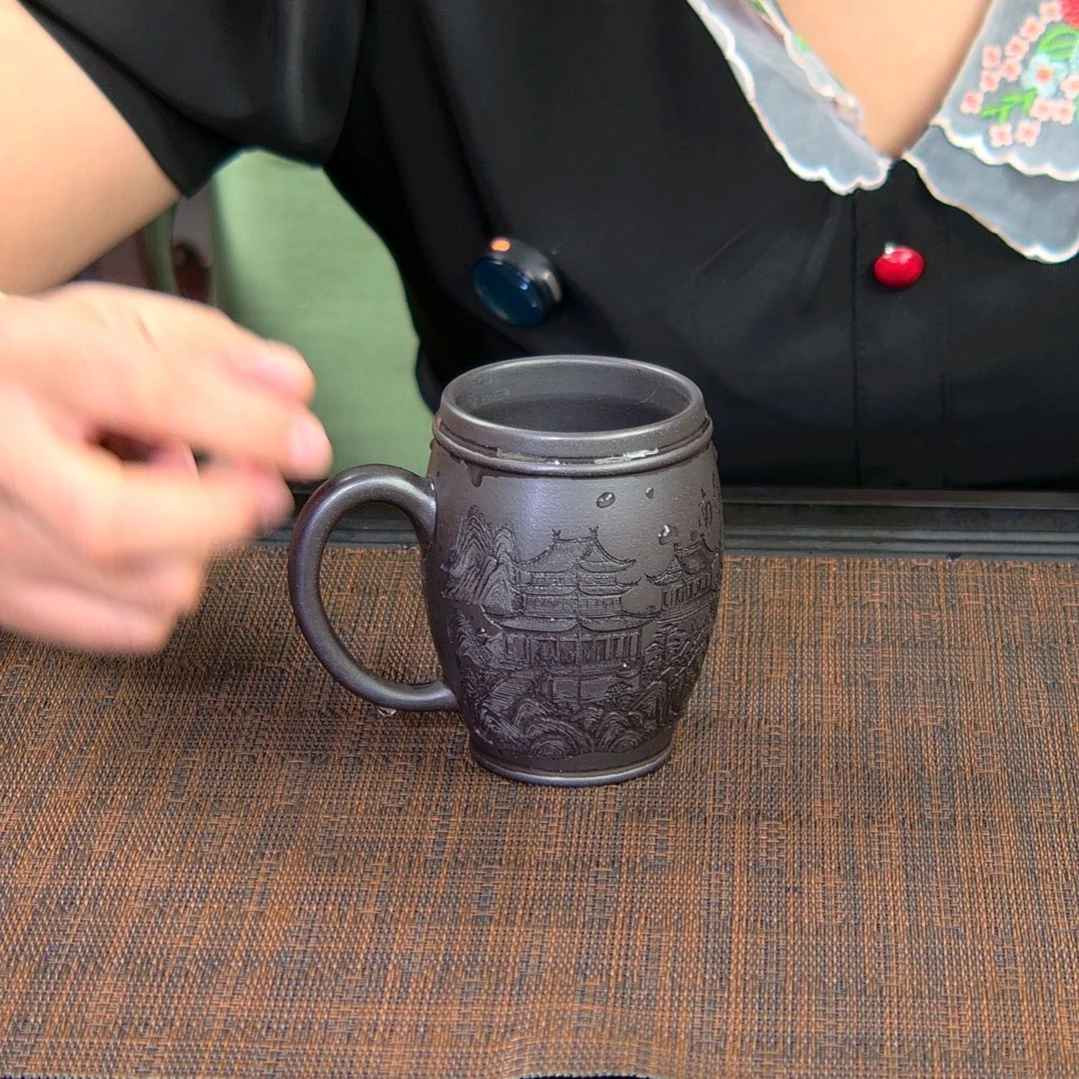 紫砂茶杯高货放漏