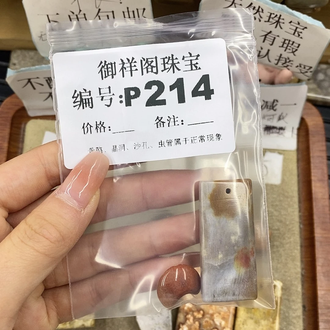 硅化珊瑚（珊瑚玉）未镶嵌颈饰靖*月