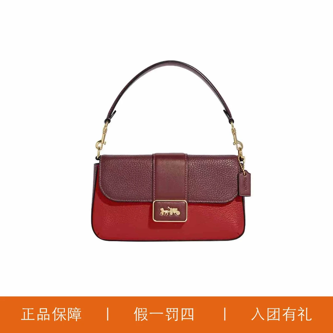 蔻驰拼色小号吴谨言/A7443/22X12X5