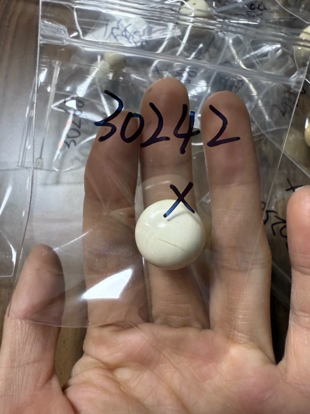 30242猛犸牙单珠瑕疵配饰介意勿拍