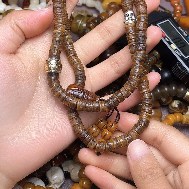 牛骨手串/手链北***司牦牛骨挂件