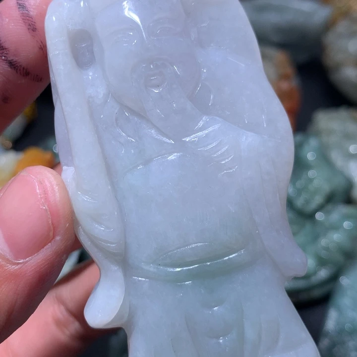 翡翠未镶嵌颈饰保真天然a货翡翠