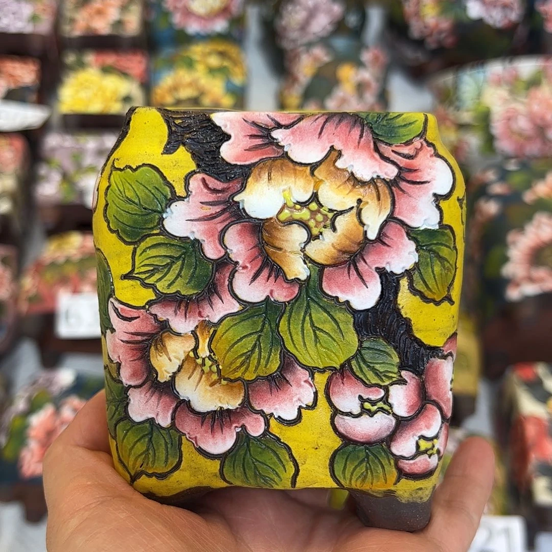 景德镇陶瓷花盆景德镇陶瓷花盆
