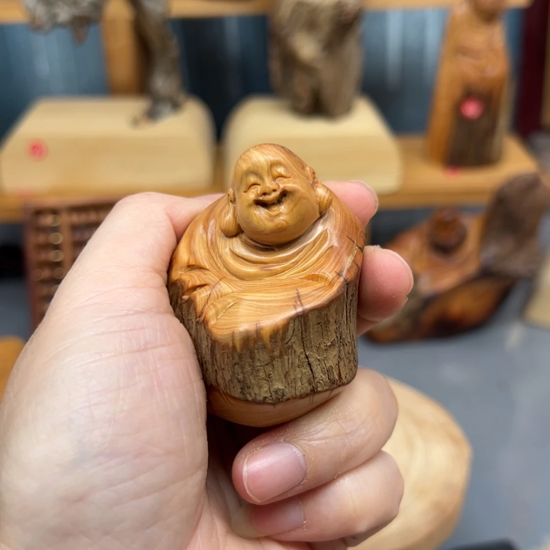 柏木崖柏木摆件手把件，40