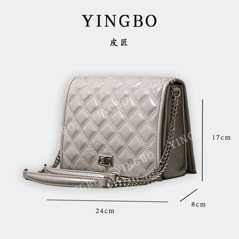 【英柏甄选】SK-92588-云灰 然与纯小众设计感时尚单肩包百搭女包