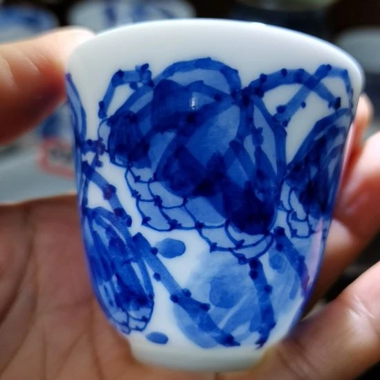 杯张学鸿老师青花