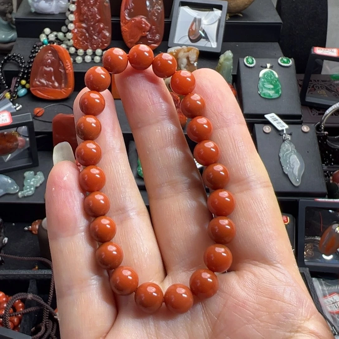 手串未镶嵌南红玛瑙