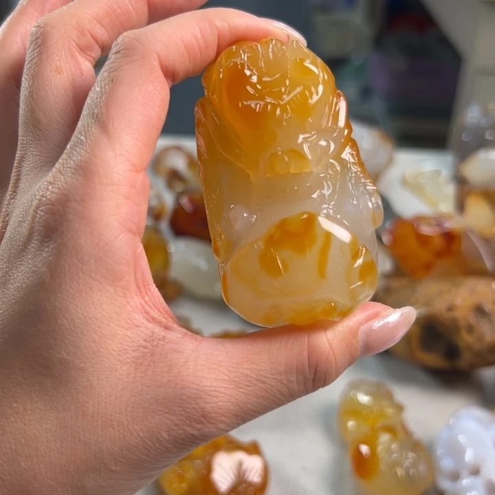 玛瑙/玉髓吊坠(不含链)未镶嵌