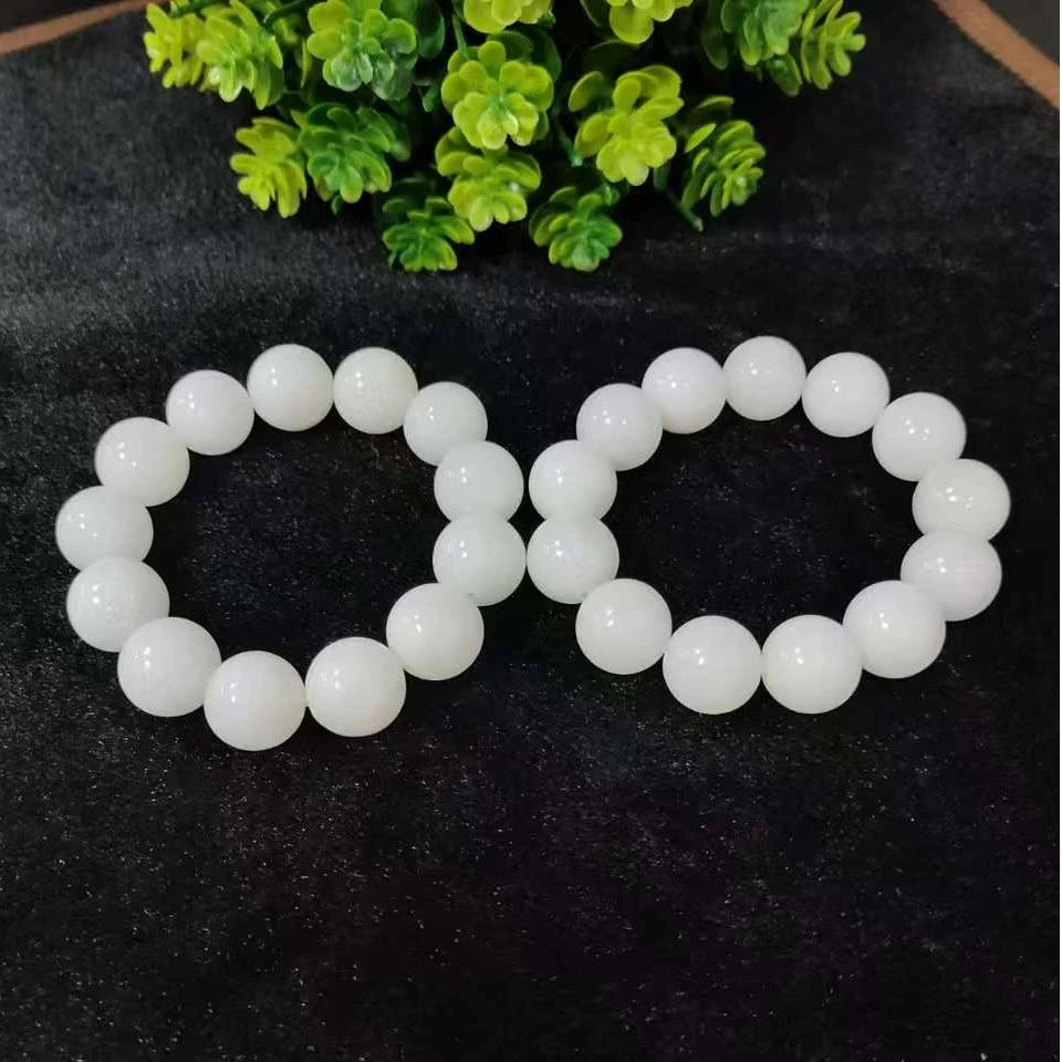H139-透闪石质玉手串-送礼佳品-卡15-16-多样性发货只发一件