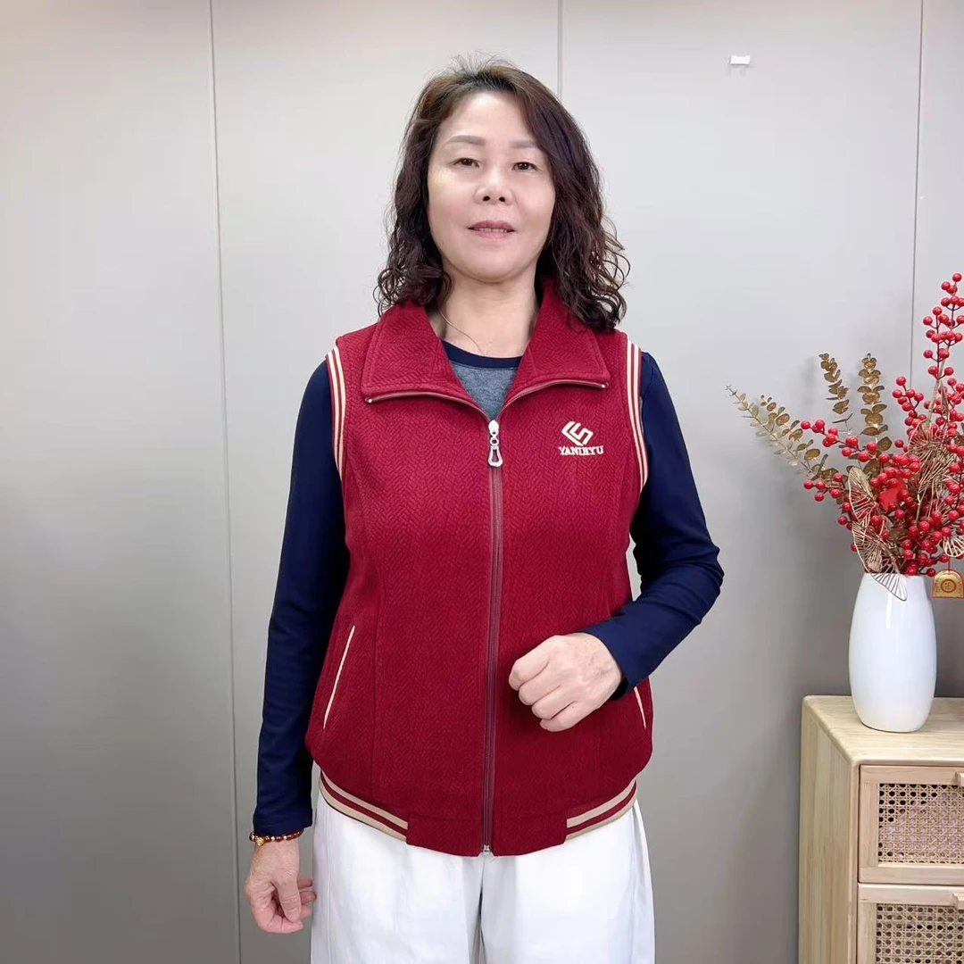 25秋冬常规保暖厚款免烫加厚款马夹加厚百搭休闲中老年妈妈马甲