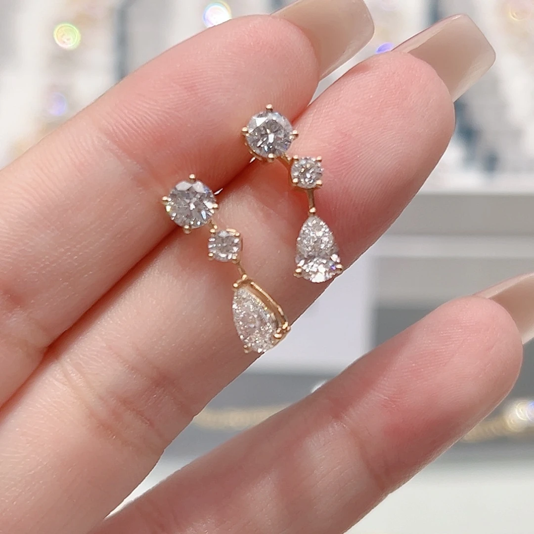 18K金镶嵌实验室培育钻石