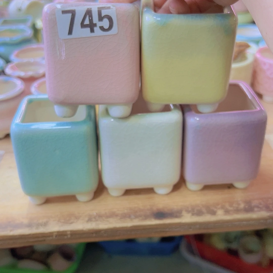 陶瓷花盆当场满12包邮