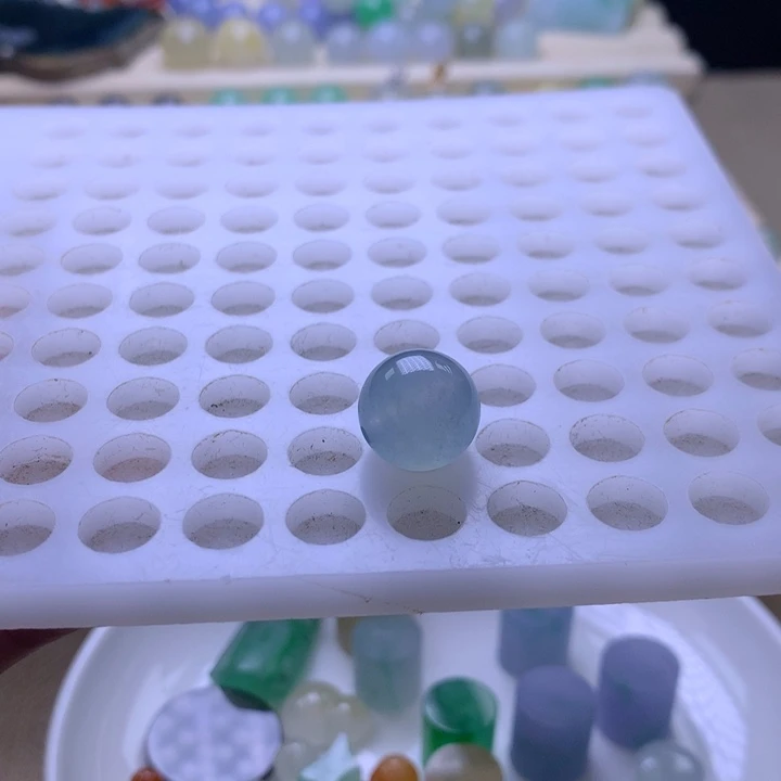 未镶嵌手链翡翠12.6翡翠圆珠