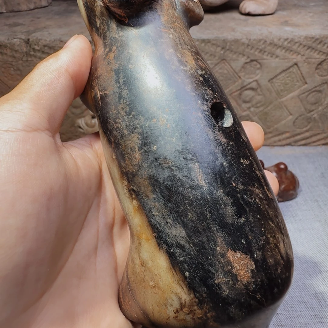 H***6和田玉（糖玉）未镶嵌挂件