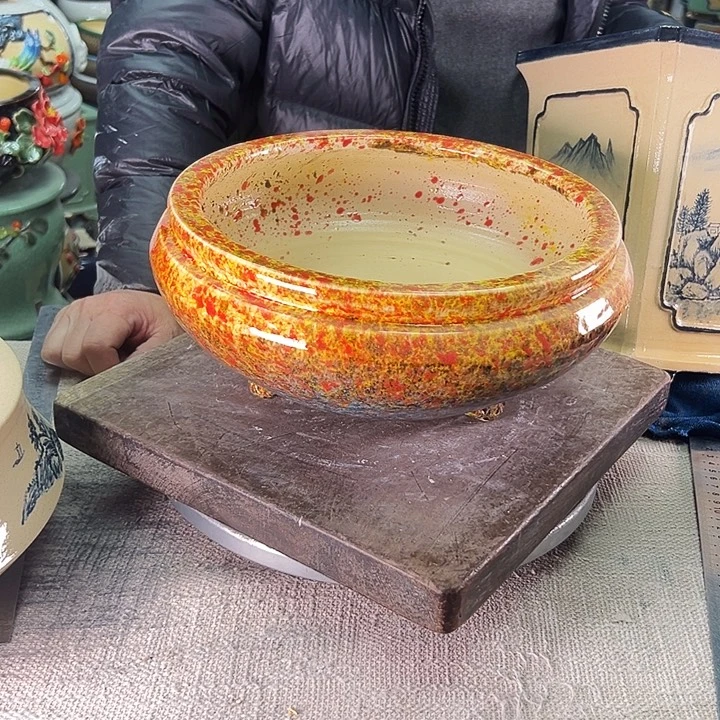 云***地泳坤堂石湾花盆陶瓷