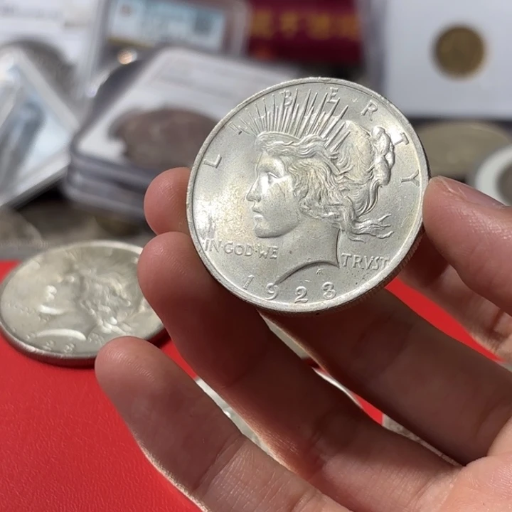 霜***絳银Ag900美国一美元银币