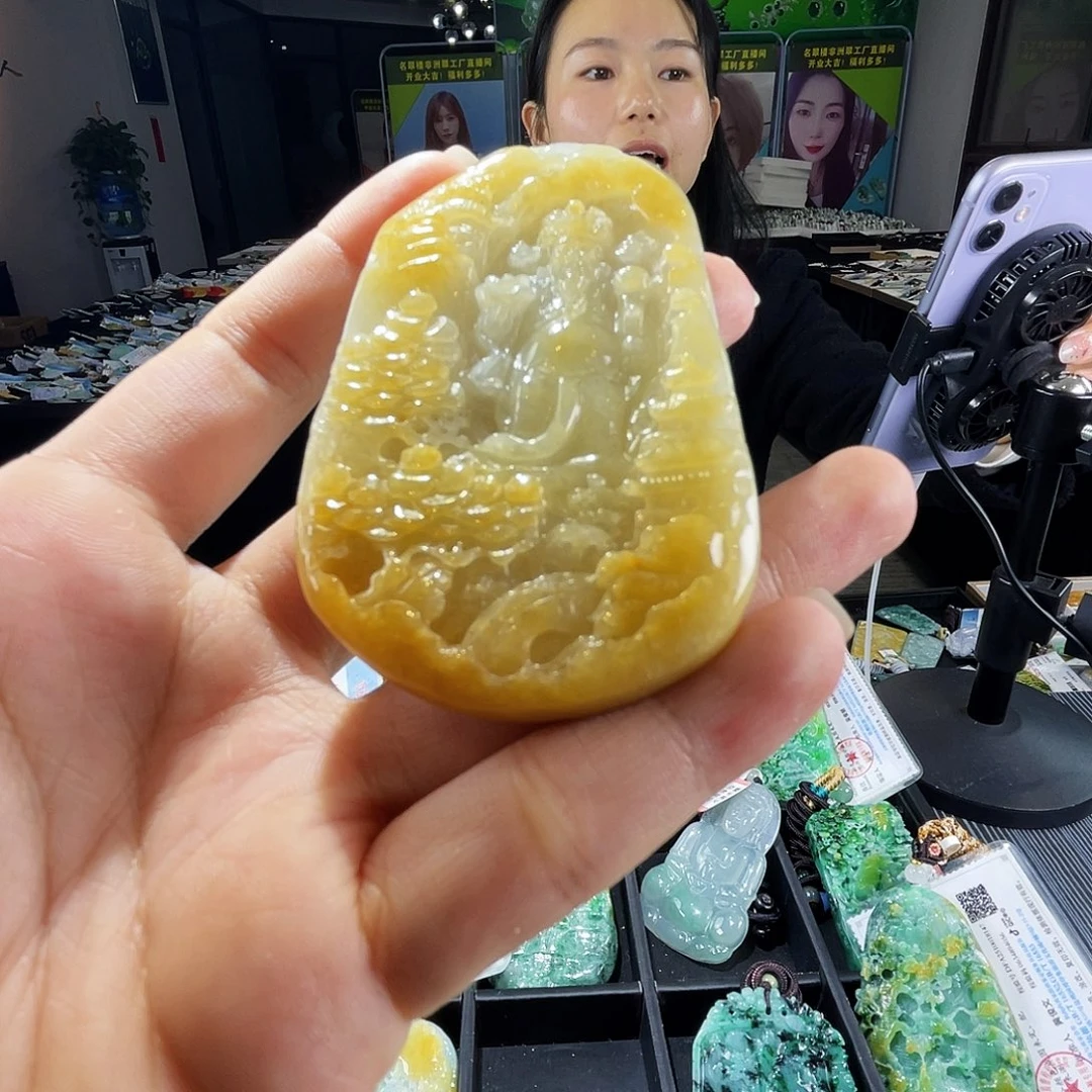 颈饰未镶嵌翡翠一