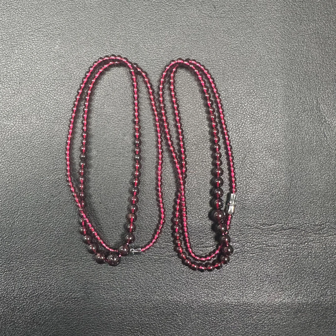 【玉经纶】-45540/HQ85-617-石榴石珠链-多样性发其一