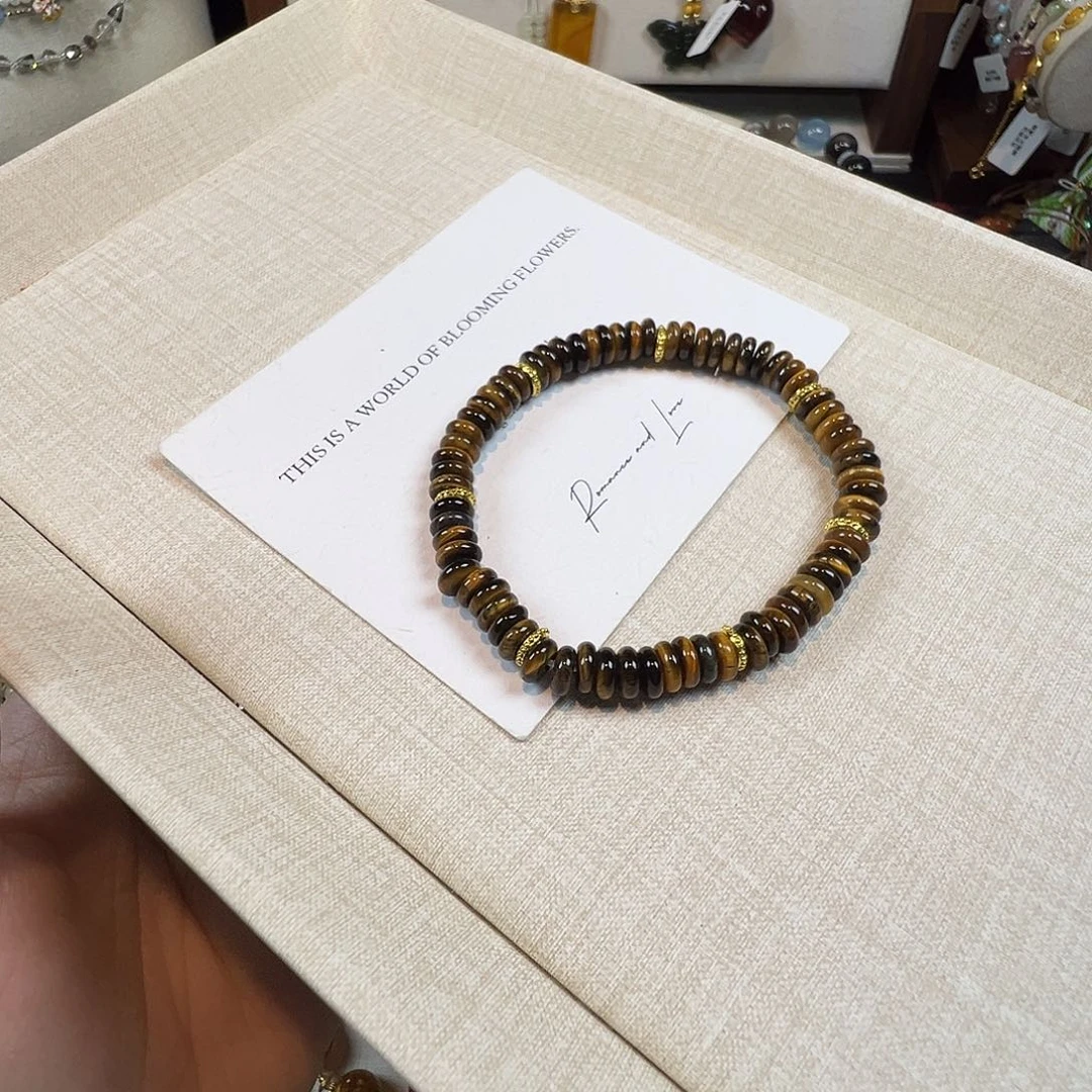 未镶嵌水晶手链虎眼石