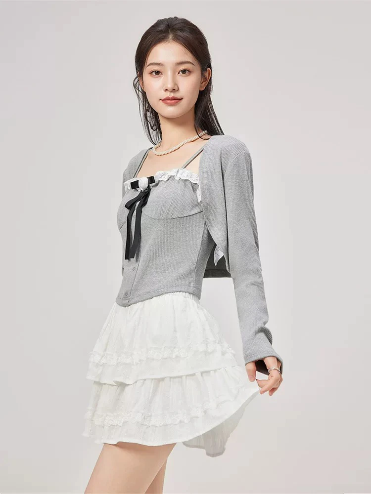 【非主图款】直播间专用  法式气质套装纯欲风时尚上下套裙春季新款