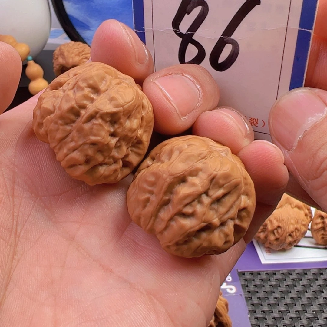 文玩核桃把件全品小蛤蟆头30+尺寸86号