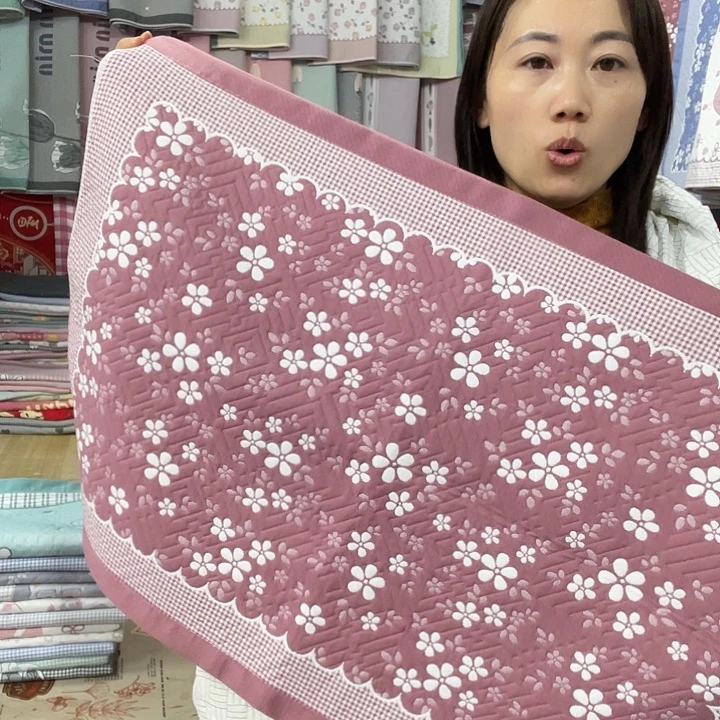 棉特价酒红色小雪花