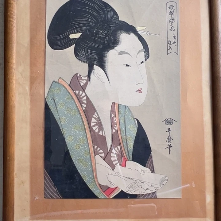 手绘中古版画不退不换