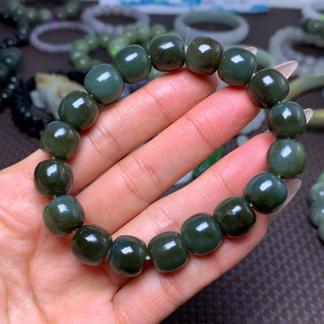 未镶嵌手串和田玉卡12