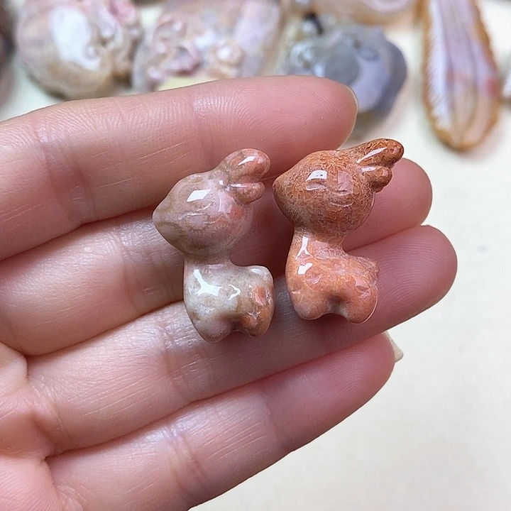 硅化玉颈饰未镶嵌用****5