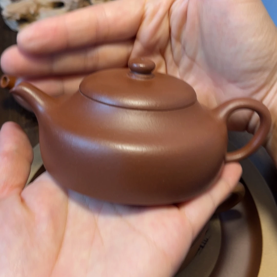 紫砂茶壶宜兴紫砂茶具半手工制作工艺