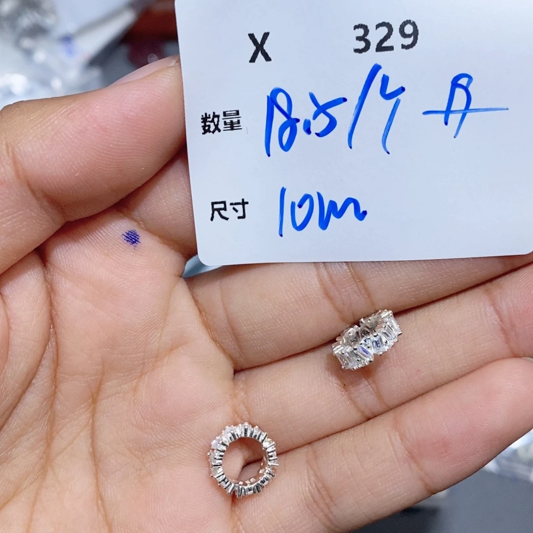 银S925镶嵌颈饰水晶X329