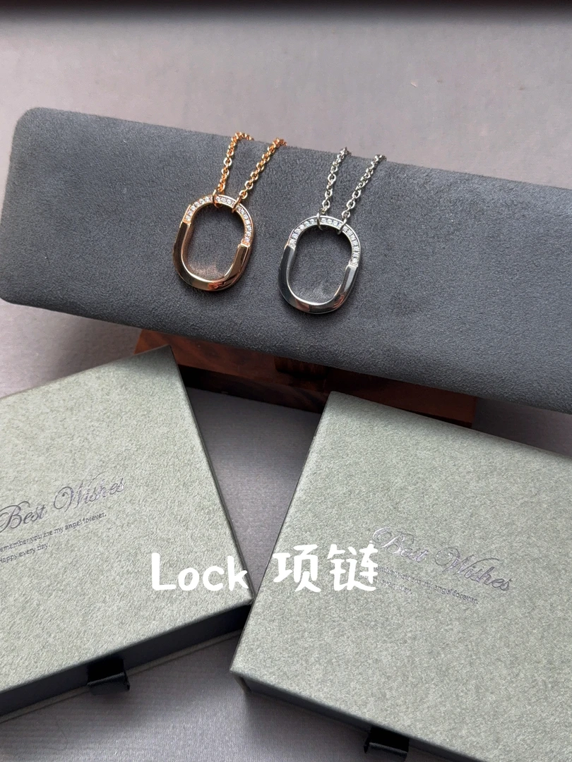 V金高版本项链  U型锁 LOCK项链 017
