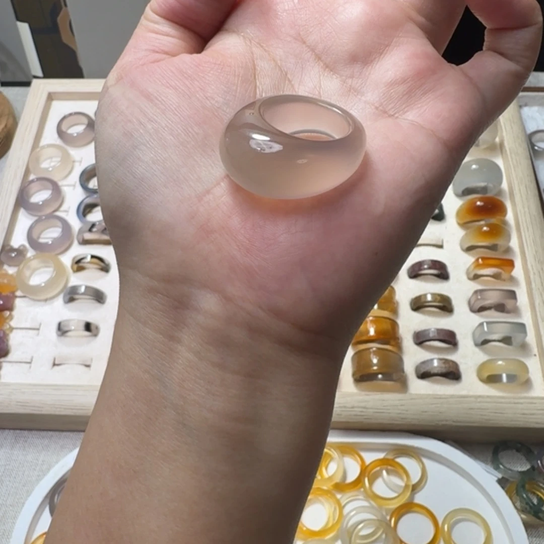 未镶嵌戒指玛瑙/玉髓790港17-18