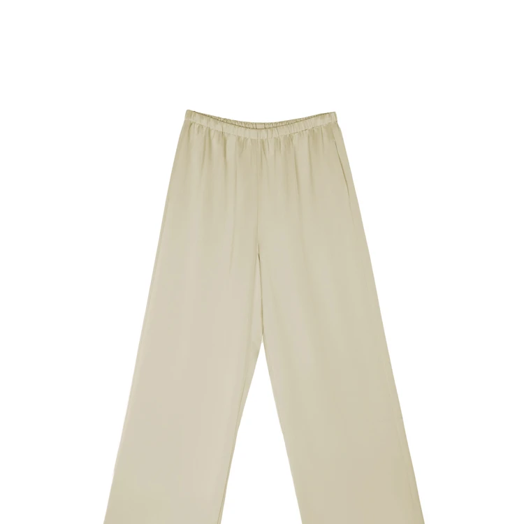 【清风】双面缎三醋酸垂感显瘦百搭阔腿裤CD2167821