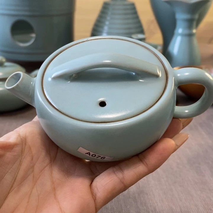 瓷片汉瓦壶一一一一