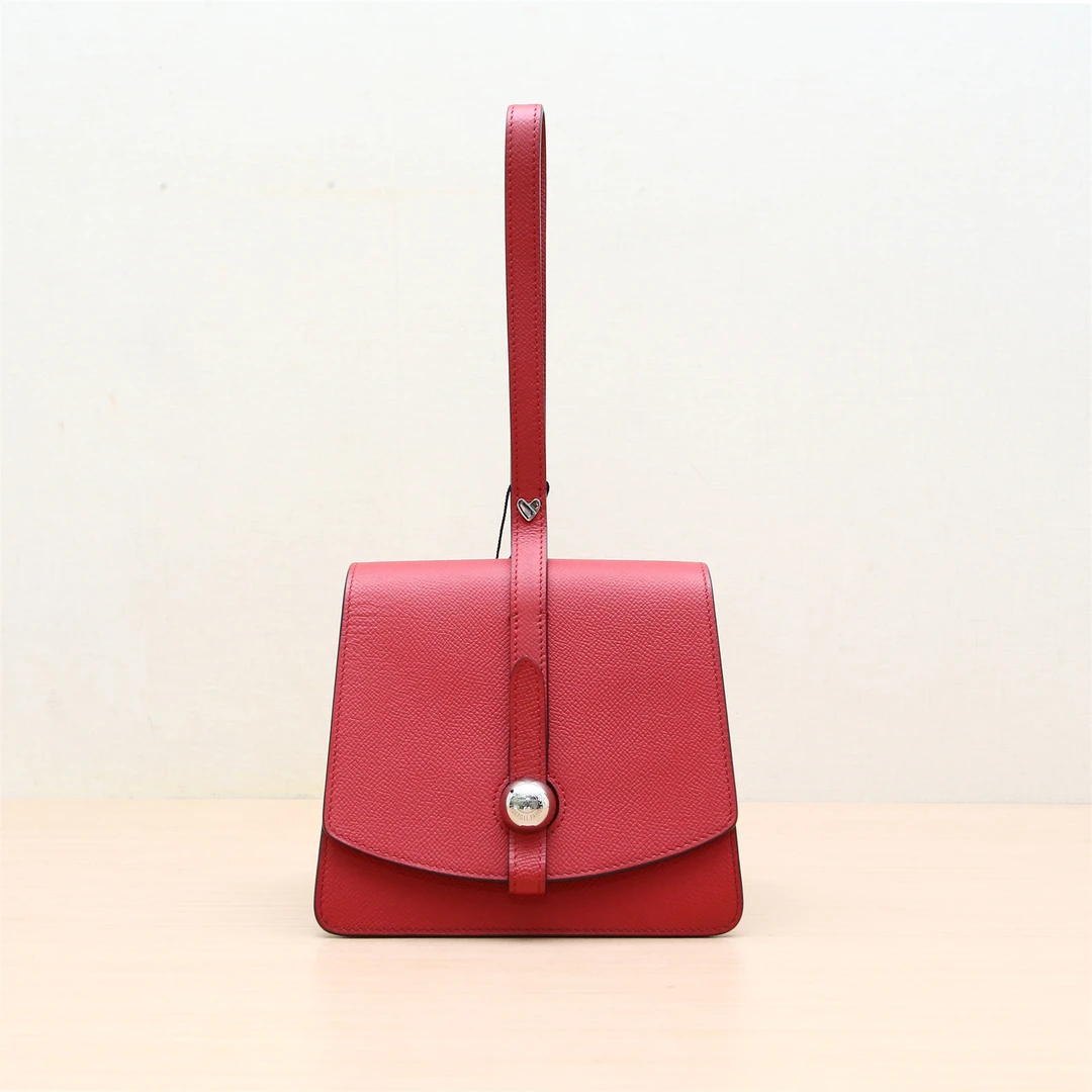 99新 MOYNAT/摩奈 【娇活动】 三角 盒子包 Mini 红色 143261