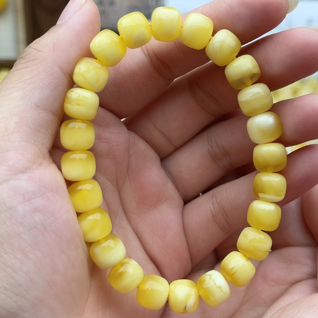 裸石琥珀未镶嵌蜜蜡手串梦满蜡