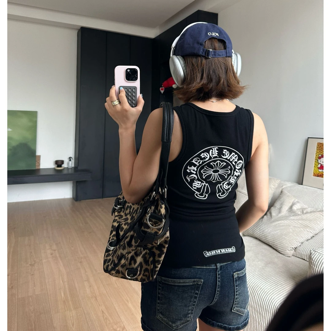 Our2【克罗背心】夏季休闲通勤百搭印花克罗背心【B7743】