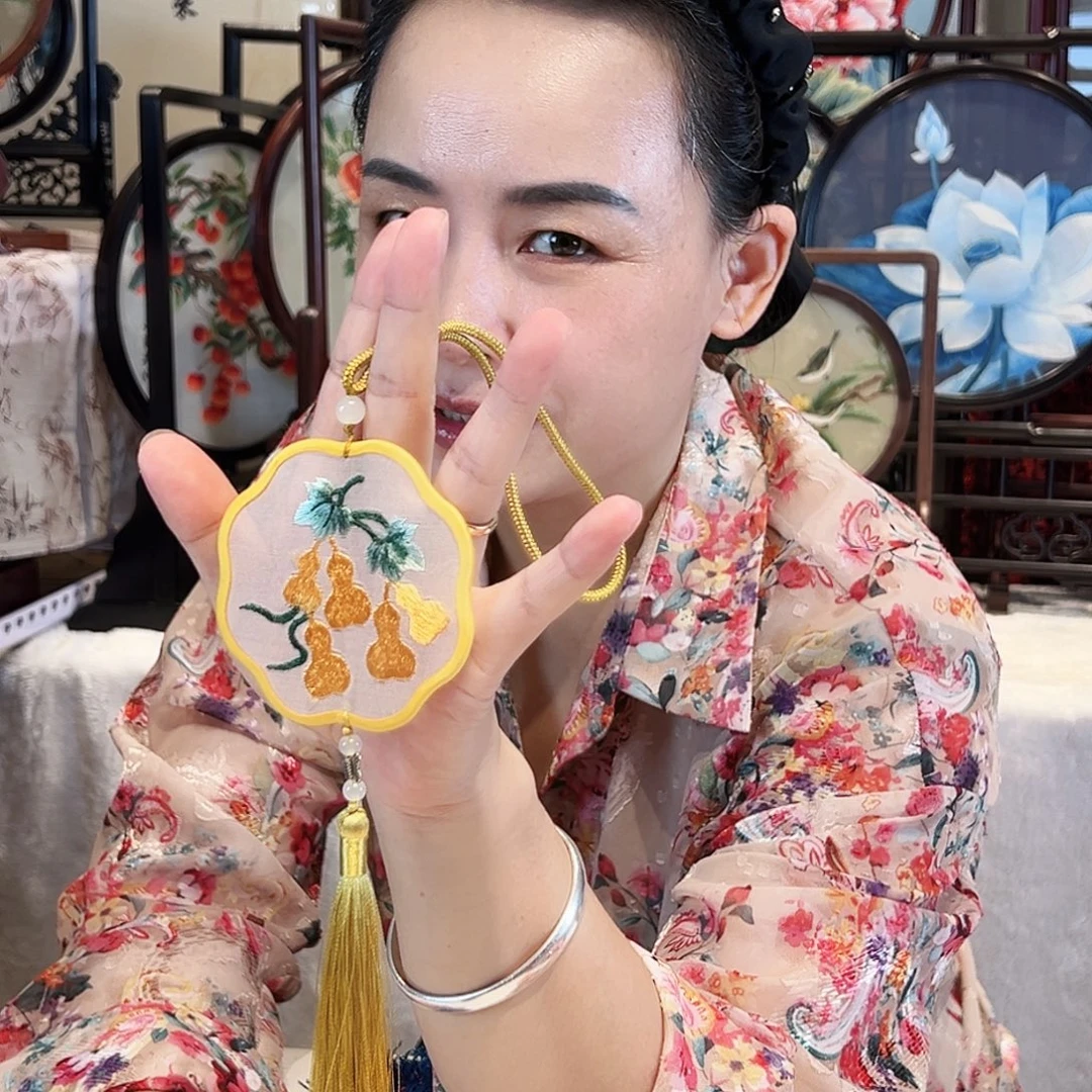 织绣苏绣挂件手工