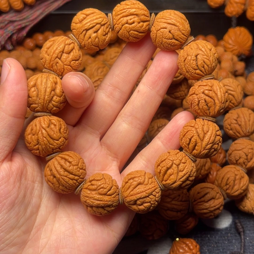 桃核手串龙纹桃核