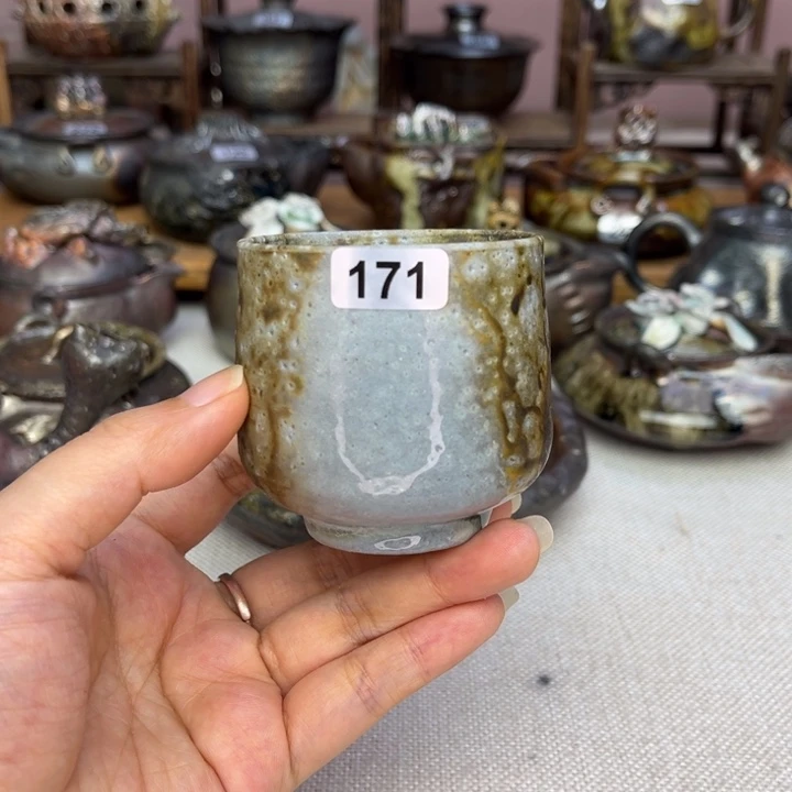 壶裸柴烧陶瓷茶器