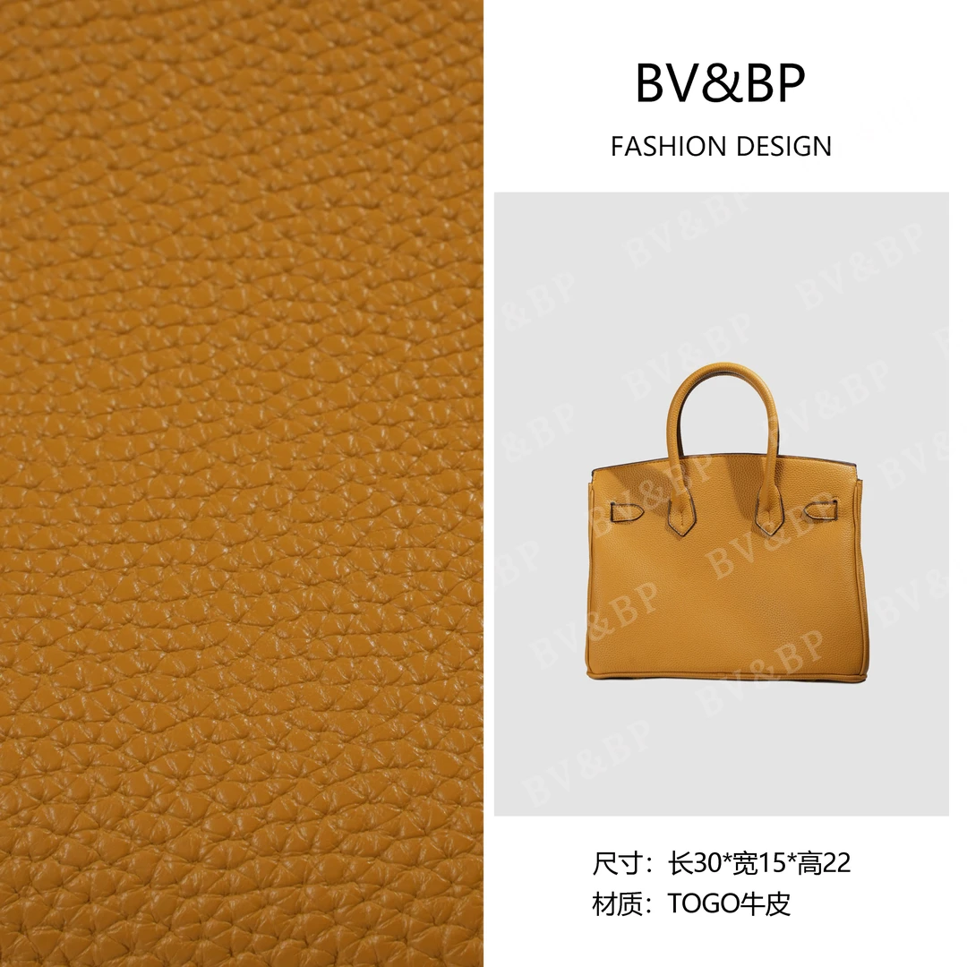BV&BP· 原创设计 真皮高定手提单肩包 BV30-琥珀黄