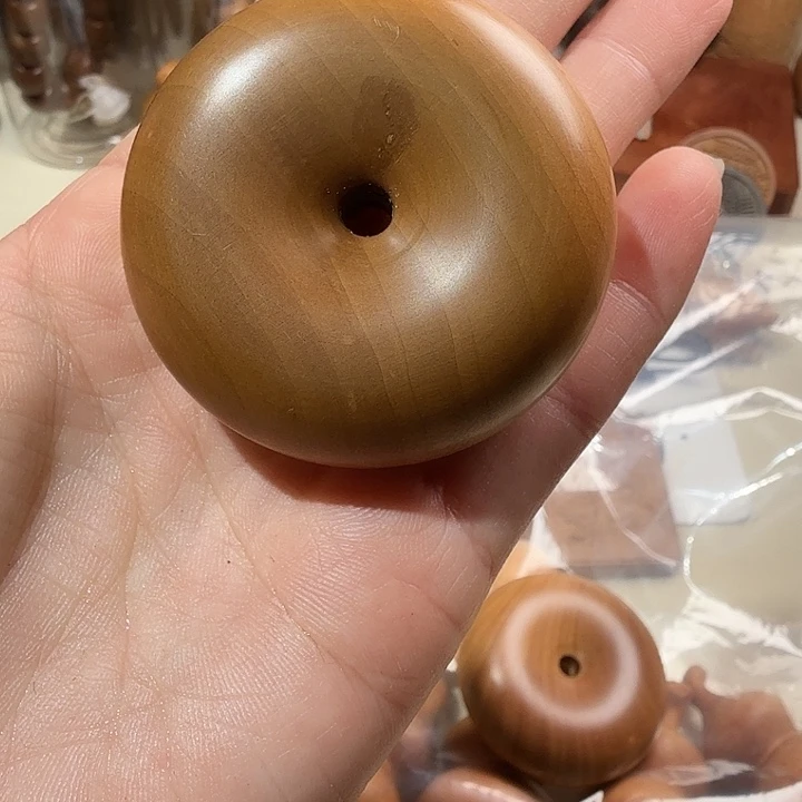 檀香木印度老山檀香精工大面包圈全品