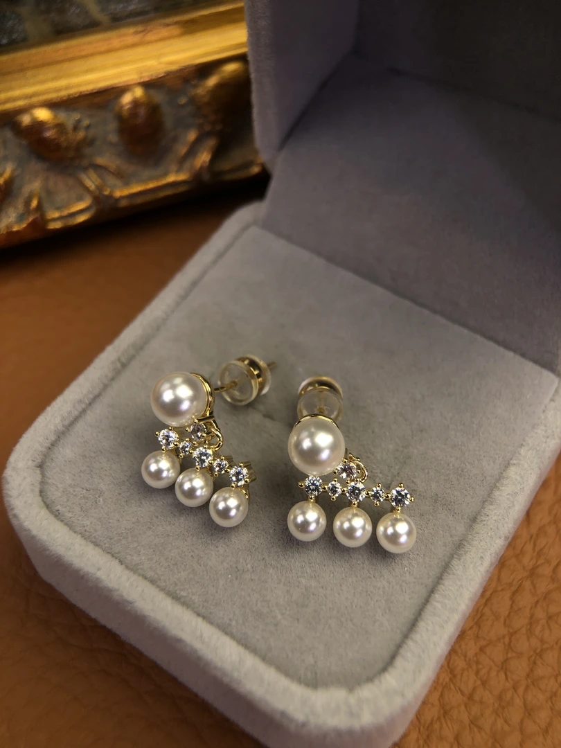 铜合金耳饰 A5684 FR★【繁星点点】耳钉