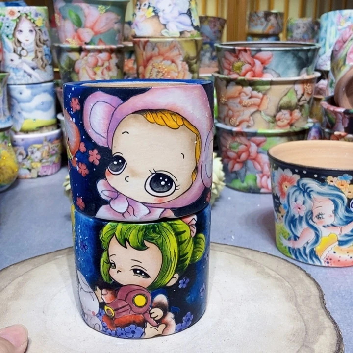 景德镇艺术手绘作品