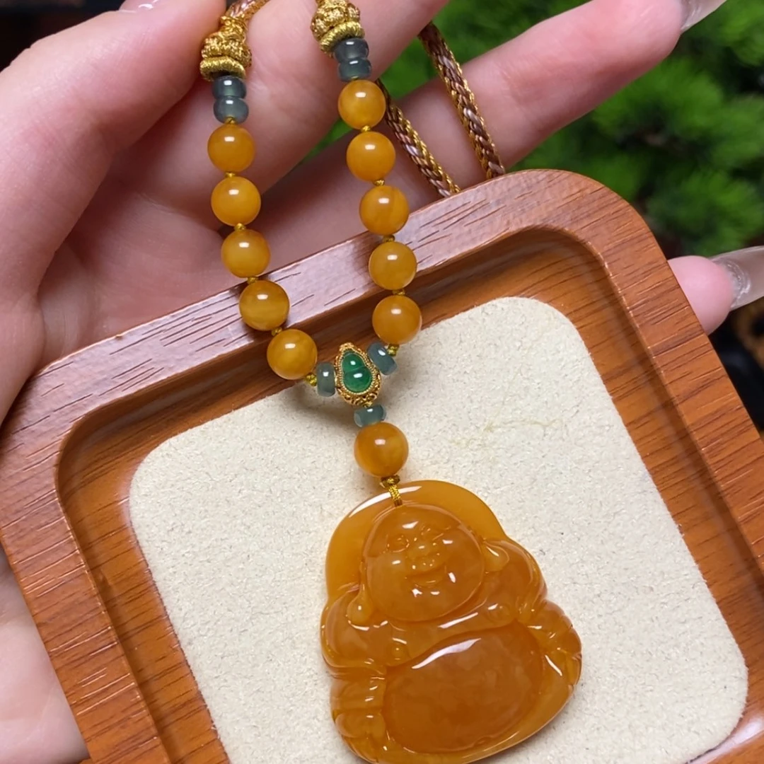 【闪购商品】未镶嵌颈饰蜜蜡项链