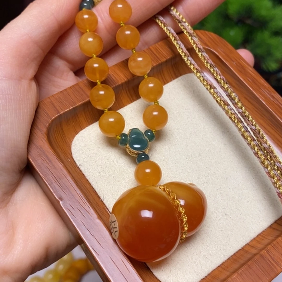 【闪购商品】蜜蜡颈饰未镶嵌项链