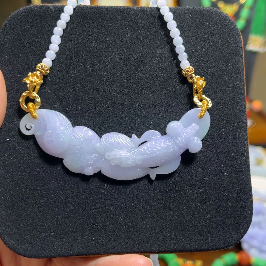 翡翠未镶嵌颈饰天然翡翠