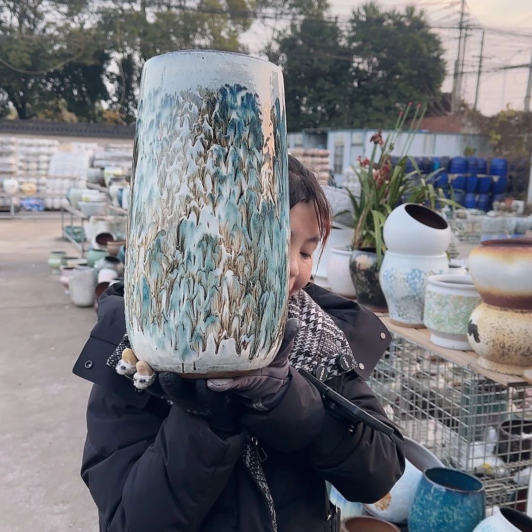 王嫂花盆1225-314高38口17